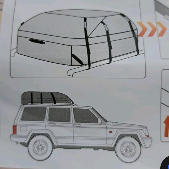 Midabao heavy duty cargo rooftop bag - Picture 5 of 7